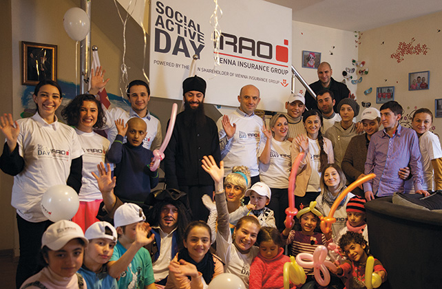 Employees of IRAO in Georgia support the Monk Andrea´s Foundation (photo, © IRAO)