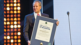Komunálna receives the Slovak Gold Exclusive award (photo, © Peter Krajmer)