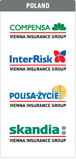 Regional brands of Vienna Insurance Group – Poland (logos)